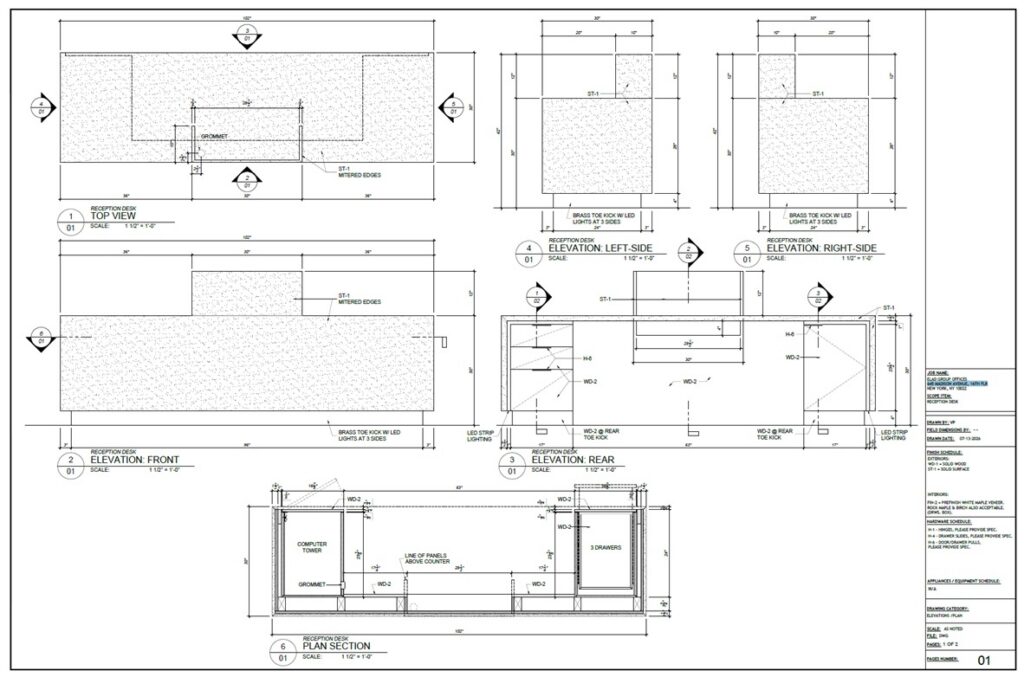 reception-desk-millwork-shop-drawings