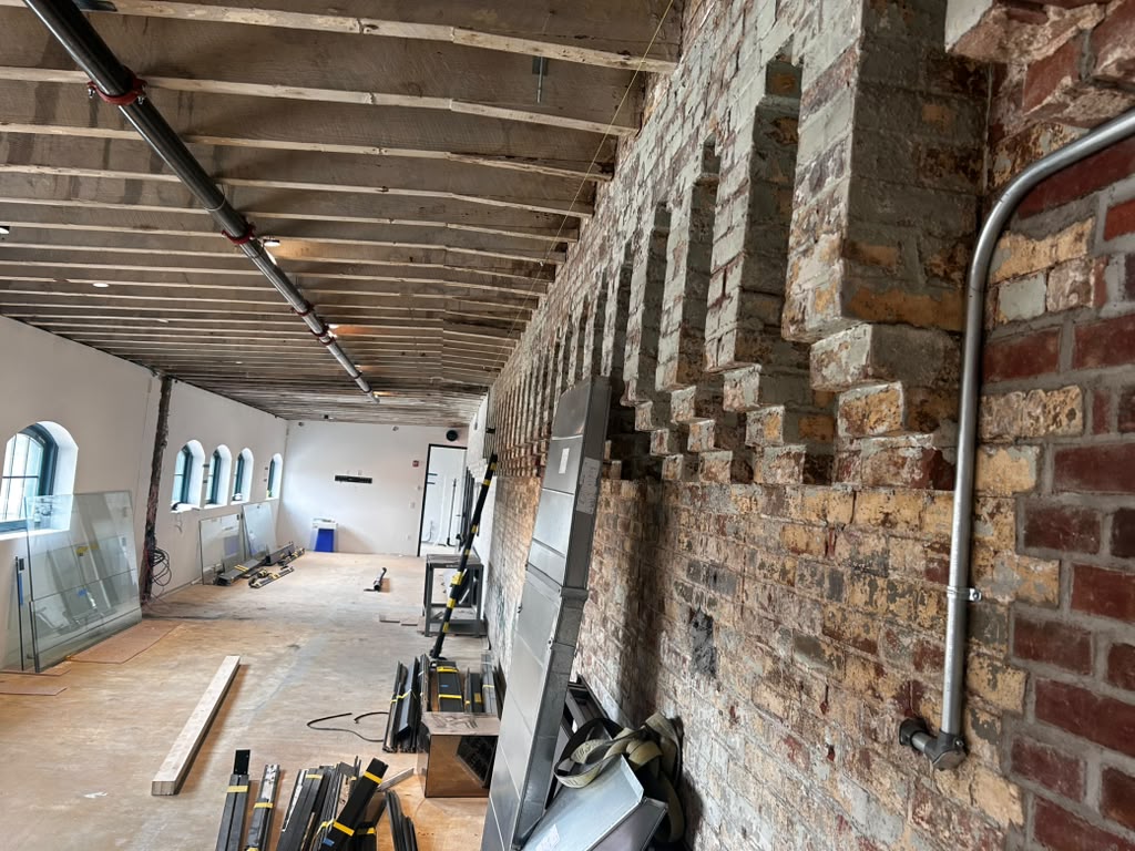 Photo A - Brick Off Finish Wall 8inches